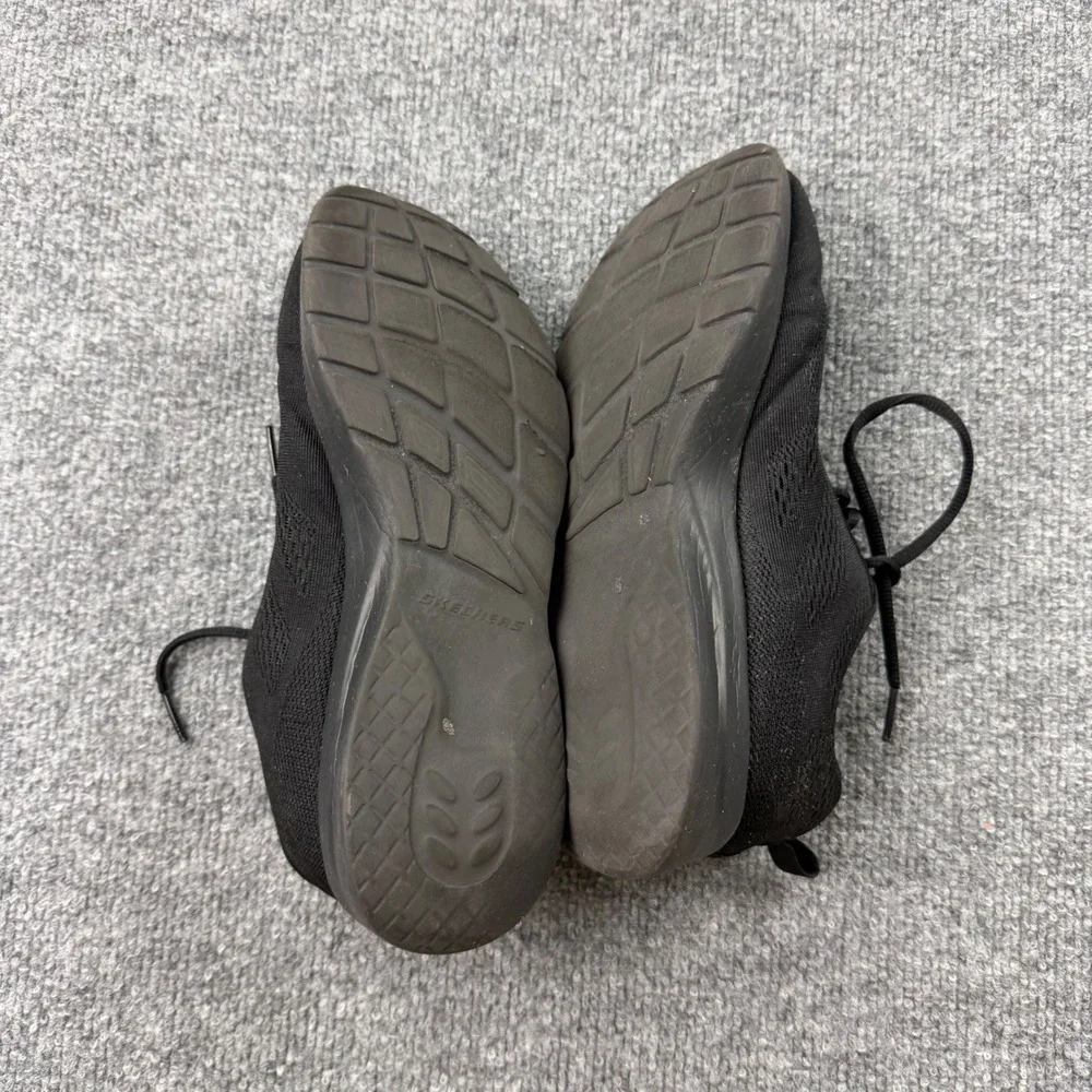 Skechers Bobs Squad Chaos Face Off Black Sneakers Womens 7.5 Wide 58719WR